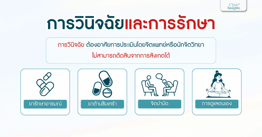 การวินิจฉัยและการรักษา

