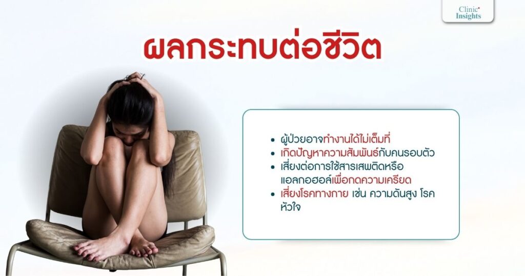 ผลกระทบต่อชีวิต
