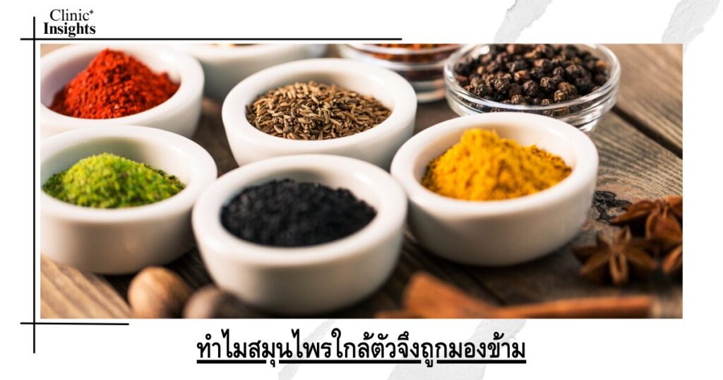 ทำไมสมุนไพรใกล้ตัวจึงถูกมองข้าม ทำไมสมุนไพรใกล้ตัวจึงถูกมองข้าม