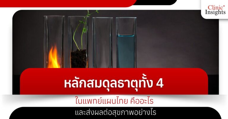 หลักสมดุลธาตุทั้ง 4 ในแพทย์แผนไทย คืออะไร และส่งผลต่อสุขภาพอย่างไร