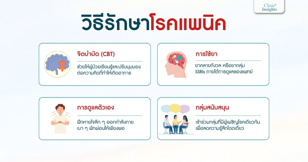 วิธีรักษาโรคแพนิค