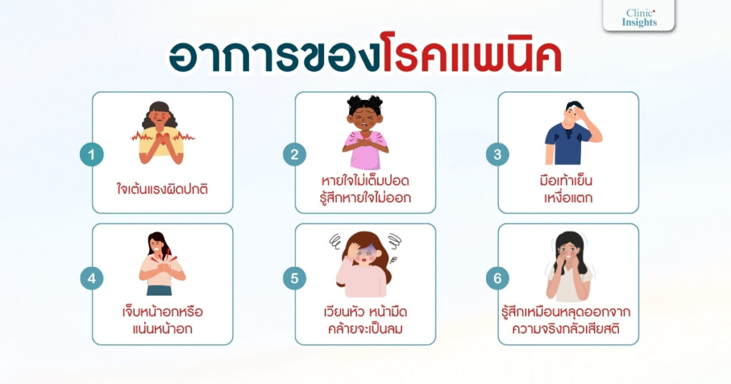 อาการของโรคแพนิค