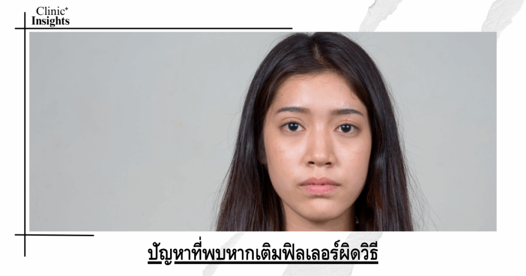 Problems encountered if filler is applied incorrectly