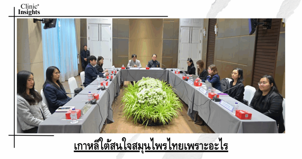 Why is South Korea interested in Thai herbs?